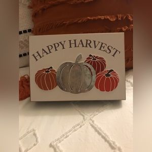 Harvest Wooden Sign